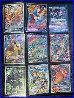 Pokemon Collection Binder Card Lot WOTC 1st Ed, Shadowless, Stamped, VMax, GX