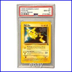 Pokemon PSA 10 GEM MINT BLACK STAR 1ST Movie Kids WB Stamp Promo Pikachu Card #4