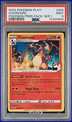 Pokemon Play Charizard 025/185 Prize Pack Series 1 Promo Card Psa 9