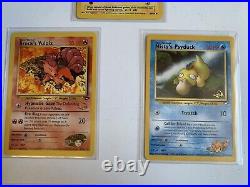 Pokemon W stamp Wizard Promo Cards Lot Pikachu 1st Edition Wartortle Vulpix