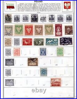 Poland 1918-1980 Large Collection Of 1100+ Stamps Mint & Used Many Complete Sets