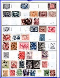 Poland 1918-1980 Large Collection Of 1100+ Stamps Mint & Used Many Complete Sets