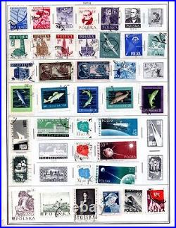 Poland 1918-1980 Large Collection Of 1100+ Stamps Mint & Used Many Complete Sets