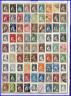 Portugal Stamps 08042024 Collection of 600+ Mint & Used on 22 Pages