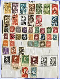 Portugal Stamps 08042024 Collection of 600+ Mint & Used on 22 Pages