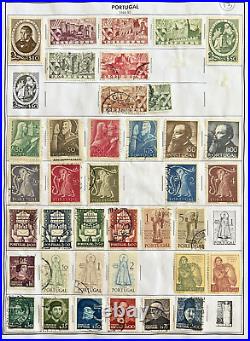 Portugal Stamps 08042024 Collection of 600+ Mint & Used on 22 Pages