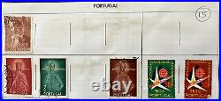 Portugal Stamps 08042024 Collection of 600+ Mint & Used on 22 Pages