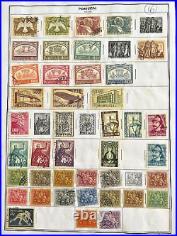 Portugal Stamps 08042024 Collection of 600+ Mint & Used on 22 Pages