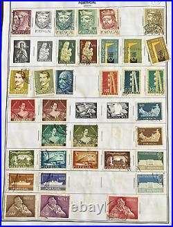 Portugal Stamps 08042024 Collection of 600+ Mint & Used on 22 Pages