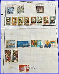 Portugal Stamps 08042024 Collection of 600+ Mint & Used on 22 Pages