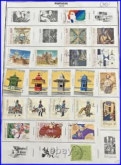 Portugal Stamps 08042024 Collection of 600+ Mint & Used on 22 Pages