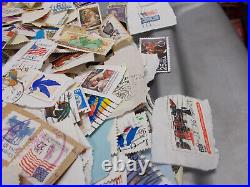 Postage Stamps Lot of 700 Plus Used USA Vintage-Modern Read Description