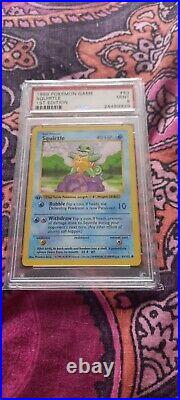 Psa 9 Mint! Squirtle 63/102 1st Edition Shadowless Base Set Pokemon Rare Card