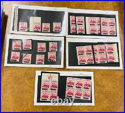 RYUKYU ISLANDS #16 MINT OG or used Lot of 50 stamps with varieties