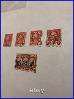Rare Antique George Washington Stamp Lot