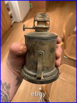 Rare Antique Universal Metal Spinning & Stamping Co. NY Brass Navy Lantern Mint