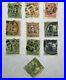 Rare-Unilingual-China-Cancels-Lot-On-10-Different-Stamps-01-uz
