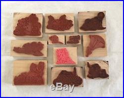Retired House Mouse Rubber Stamp Lot Stampa Rosa Stampabilities Mice Collection