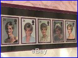 Royal Mail 5 Mint Stamps Issue Collections Diana Princess of Wales 1961-1997