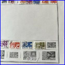 Russia Mint Used Stamps On Album Pages Lot Imperfs, Overprints, Cto, Military