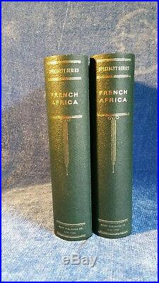 SCOTT SPECIALTY SERIES FRENCH AFRICA, 2 books + over 1300 MINT Condition Stamps