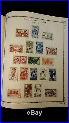 SCOTT SPECIALTY SERIES FRENCH AFRICA, 2 books + over 1300 MINT Condition Stamps