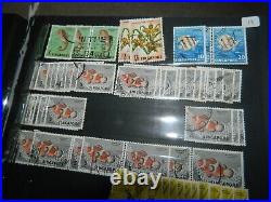 SINGAPORE 1970s STAMPS COLLECTION IN LARGE S/BOOK MINT & USED