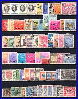 SOUTH AMERICA 1870-1950s COLLECTION 500+ STAMPS MINT & USED