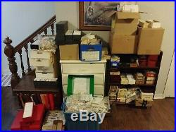 STAMPS CV Mint Used Blocks Covers Album Pages Albums HOARD BOX LOT USA WORLD N. R