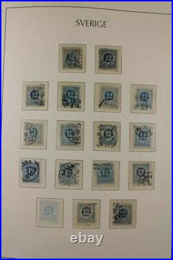 SWEDEN Classics Complete Used, Certificates Specialised Stamp Collection SALE