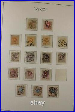 SWEDEN Classics Complete Used, Certificates Specialised Stamp Collection SALE