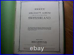 SWITZERLAND 1843 -1995 MH/USED Collection Scott Specialty album FV 423fr EMZ