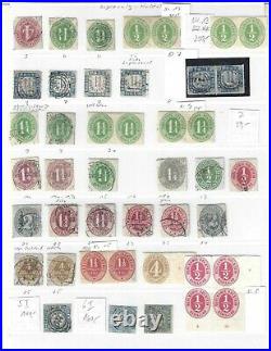 Schleswig-Holstein Collection of 80 Stamps, Mint/Used, Scott Value $1807.50