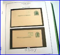 Scott US Postal Cards Album with dust card and 120 mint Postal Cards and 5 used