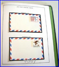 Scott US Postal Cards Album with dust card and 120 mint Postal Cards and 5 used