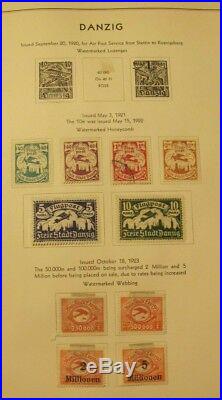 Scott's International Air Post Album 1938 Mnay Stamps Mint And Used