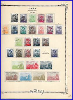 Serbia Collection 1866 to 1915 15 Specialty Pages. Mint & Used