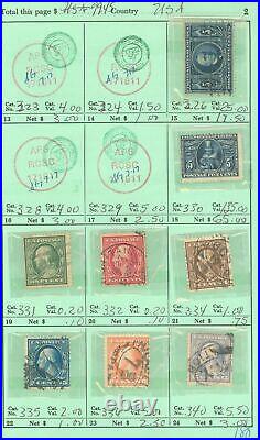 Small Collection of Mint/Used US Early 20th Century, SC #300//441, SCV $368.60