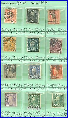 Small Collection of Mint/Used US Early 20th Century, SC #300//441, SCV $368.60
