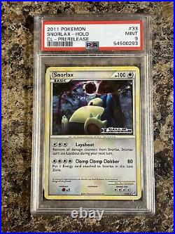 Snorlax #33/95 Call of Legends Stamped Prerelease Holo PSA 9 MINT