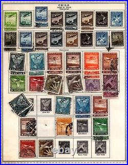 South America 1860-1950 Large Collection Of 1200+ Stamps Mint & Used