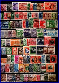 South America 1860-1950 Large Collection Of 1200+ Stamps Mint & Used