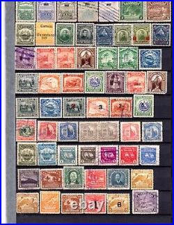 South America 1870-1950 Large Collection Of 1100+ Stamps, Mint & Used Classics