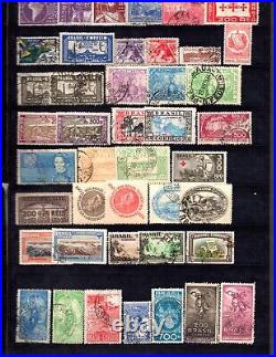 South America 1870-1950 Large Collection Of 1100+ Stamps, Mint & Used Classics