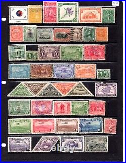 South America 1870-1950 Large Collection Of 1100+ Stamps, Mint & Used Classics