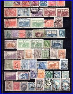 South America 1870-1950 Large Collection Of 1100+ Stamps, Mint & Used Classics