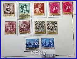 Spain Mint/Used, Sets, etc, Early to 1980 on Schaubek Album Pages. (239 pics)