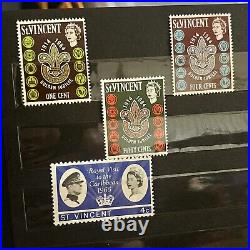 St. Vincent Mint Used Stamps Birds, Royal Visit, Golden Jubilee, Queen Elizabeth