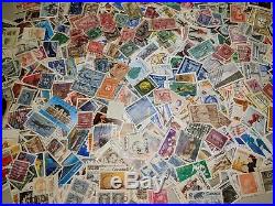 Stamp Pickers Worldwide Classic Stamps 100,000 WithDups Estate Collection Lot