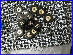 Stamped Vintage Chanel Buttons Lot Of 14 Logo CC